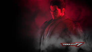 Tekken 7 戰士在紅煙中與標誌