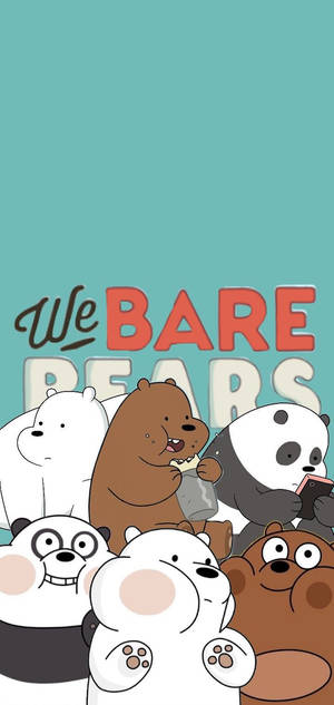 六隻卡通熊仔微笑住一齊擺姿勢，標題係 We Bare Bears。