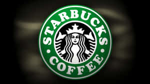 深色背景上帶有海妖設計的Starbucks咖啡標誌
