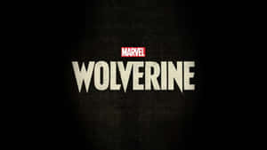 Wolverine 標題卡，帶有 Marvel 標誌，置於紋理深色背景上。