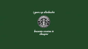 Starbucks標誌附有諷刺文字，關於因可卡因更便宜而辭職