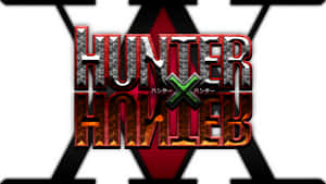 Hunter x Hunter 動畫標誌，採用紅、黑及金屬設計。