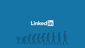從人類形象到LinkedIn標誌的進化過程。