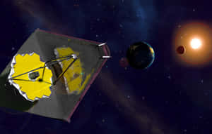 詹姆斯·韋伯太空望遠鏡在行星和恆星附近的軌道上