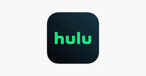Hulu 應用程式圖標，在深色圓角方形背景上帶有綠色文字。 — 螢幕保護 壁紙
