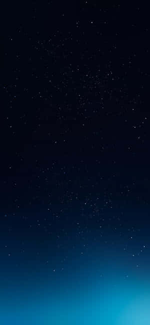 一個星空夜空，帶有從上到下的藍色漸變。 — iPhone 15 Pro Max 壁紙