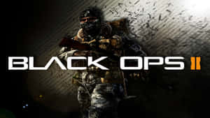 身穿戰術裝備的士兵手持步槍，帶有 Black Ops II 標題。