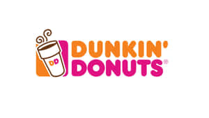 Dunkin' Donuts 品牌標誌，帶有咖啡杯和粗體文字