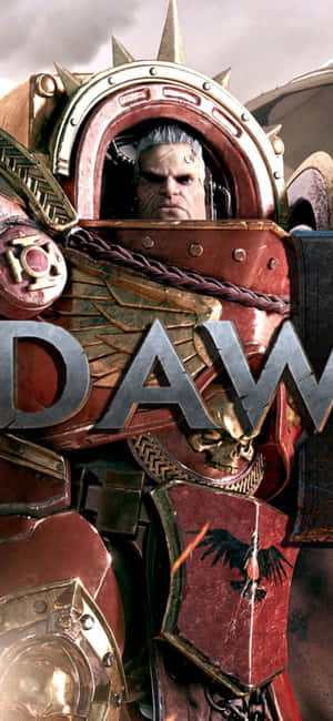 一個重裝戰士，表情嚴肅，胸前有DAW字樣。 — Xiaomi 壁紙