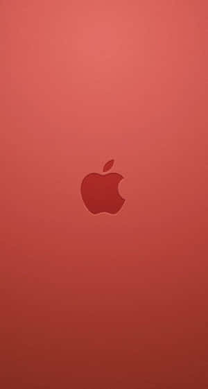 紅色漸變背景，Apple標誌置中
