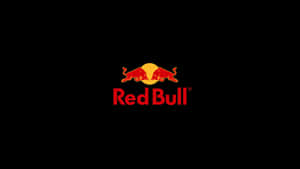 Red Bull 標誌，兩頭紅色公牛在黑色背景上衝向黃色太陽。