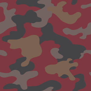 紅色、灰色和棕褐色迷彩圖案，適用於軍事或戰術用途。
