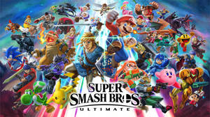 Super Smash Bros Ultimate 以動態動作姿勢呈現標誌性電子遊戲角色。