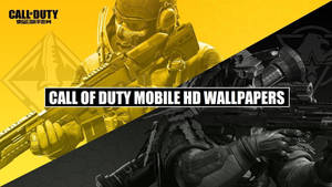 兩名士兵在Call of Duty Mobile遊戲壁紙中瞄準步槍。 — 使命召喚：現代戰爭 壁紙