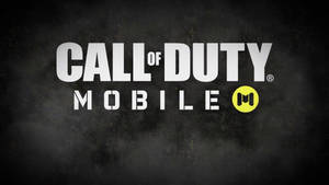 深色紋理背景上的 Call of Duty Mobile 遊戲標誌 — 使命召喚黑色行動4 壁紙