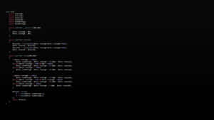 黑色背景上帶有語法高亮的發光 PHP 代碼。