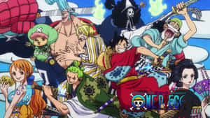 ONE PIECE 海盜船員用劍和金幣慶祝。 — 火影忍者疾風傳 壁紙