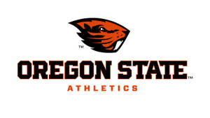 Oregon State Athletics 標誌，帶有海狸吉祥物和粗體文字。