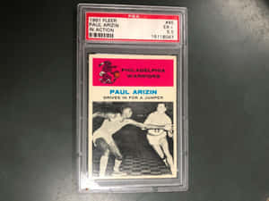 1961年Fleer復古籃球卡Paul Arizin，經PSA評級為EX+ 5.5。