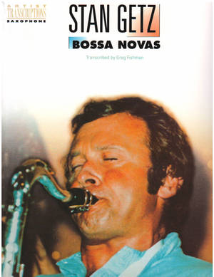 Stan Getz 在爵士專輯封面上演奏色士風。 — 音樂 GIF 壁紙