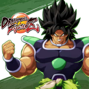 來自Dragon Ball FighterZ的動漫戰士，表情強烈地展示肌肉。