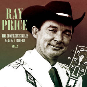 Ray Price 戴牛仔帽手持 Gibson 結他，帶有專輯文字疊加。