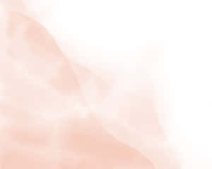 抽象水彩藝術，帶有柔和蜜桃色和白色的流動波浪。