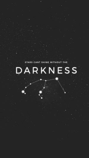 文字引用 星星不能沒有黑暗而閃耀 附星座圖形