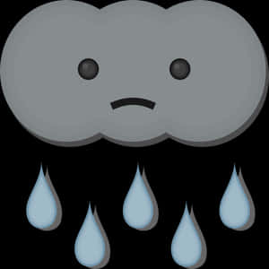 傷心雨雲卡通