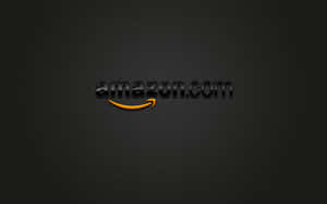 深色磚牆背景上的Amazon.com標誌