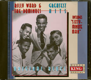Billy Ward and the Dominoes Greatest Hits 專輯封面，五位微笑的男士身穿西裝。 — 音樂 GIF 壁紙