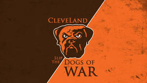 Cleveland Slip the Dogs of War 標誌，以兇猛的哈巴狗臉為特色。