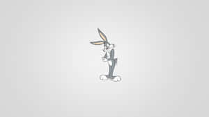 巴哥卡通角色獨自站在素色背景上 — 賓尼兔 GIF 壁紙