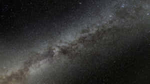 夜空中的銀河系，有星星和宇宙塵埃雲