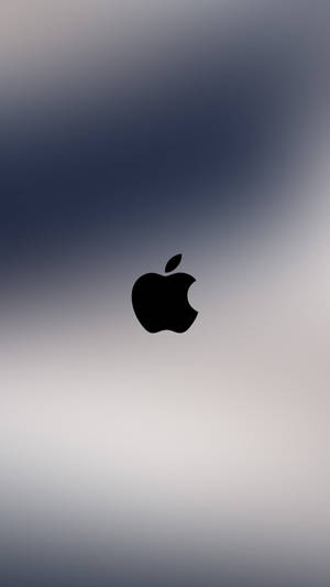 漸變背景上的黑色Apple標誌