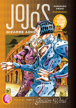 JoJo的奇妙冒險角色在羅馬競技場前 — iPad Pro M4 壁紙