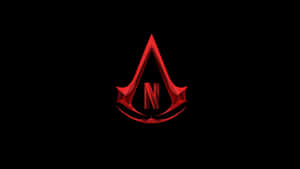 黑色背景上帶有 N 的紅色 Assassin's Creed 標誌