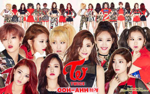TWICE 女子團體海報壁紙