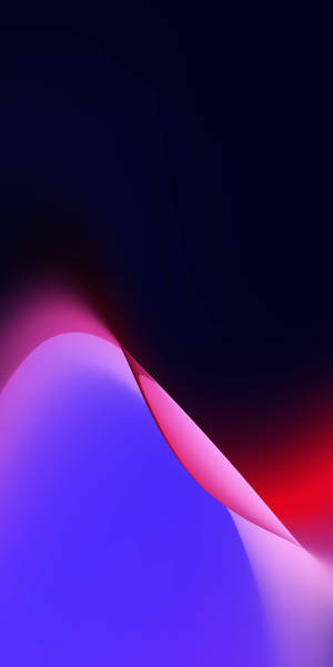 紫色、粉紅色和紅色在深色背景上流暢漸變 — Google Pixel 6 Pro 壁紙