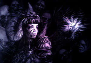 動漫惡魔背景 — 動漫惡魔 壁紙