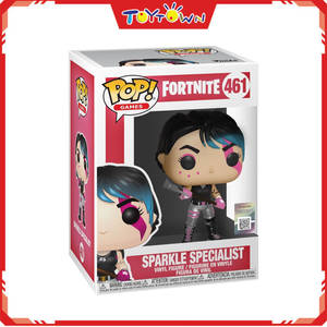 Funko Pop Fortnite Sparkle Specialist 塑膠公仔，連零售包裝。