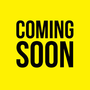 黃色背景上寫有coming soon的粗體黑色文字