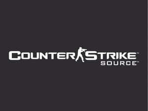帶有士兵剪影的Counter Strike Source遊戲標誌