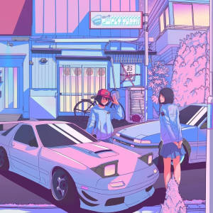 可愛JDM風格藝術作品