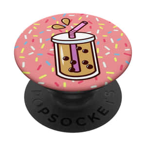 PopSocket 珍珠奶茶設計和糖粒