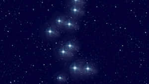 繁星點點的夜空，明亮的星團在深藍色背景下閃耀。 — 星空夜 壁紙