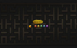 Pac-Man 同鬼魂喺萬聖節迷宮中問 trick or treat。