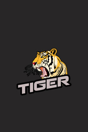 一個咆哮的虎標誌，下方有「tiger」字樣，背景為深色。