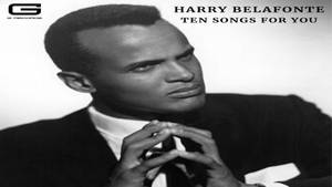 Harry Belafonte 身穿正式西裝，雙手交疊，在專輯封面上若有所思地望向一旁。