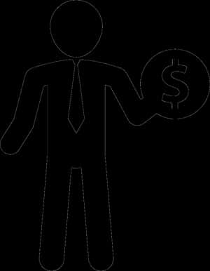 商人收入金錢 - 人物與金錢圖示，高清PNG下載 — 錢 壁紙